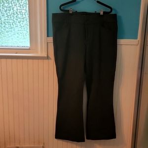 Gray work slacks
